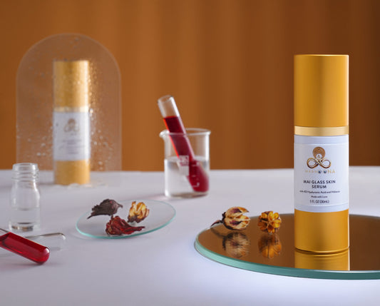 MAI GLASS SKIN SERUM with 4D Hyaluronic Acid and Hibiscus