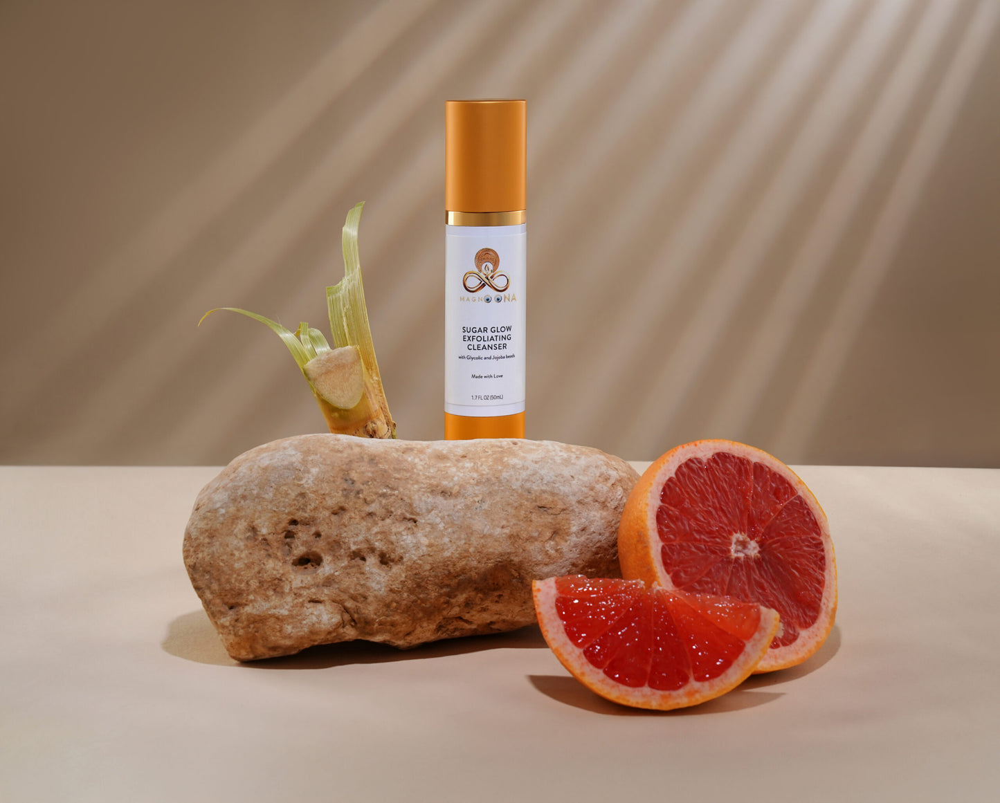 SUGAR GLOW EXFOLIATING CLEANSER with Glycolic and Jojoba beads