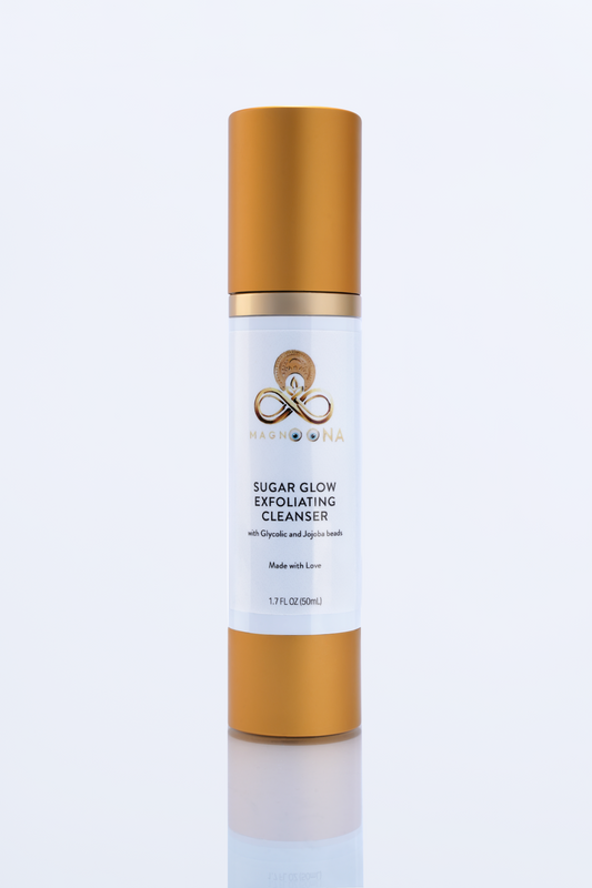 SUGAR GLOW EXFOLIATING CLEANSER with Glycolic and Jojoba beads